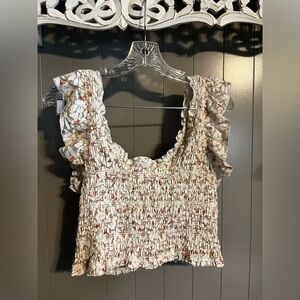 Thirty Thirty LA women’s lace floral crop top